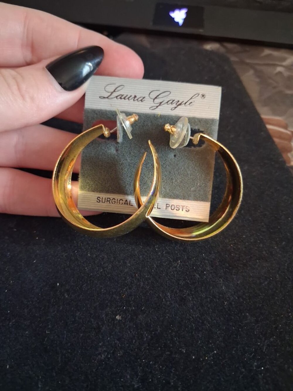 Laura Gayle hoop earrings